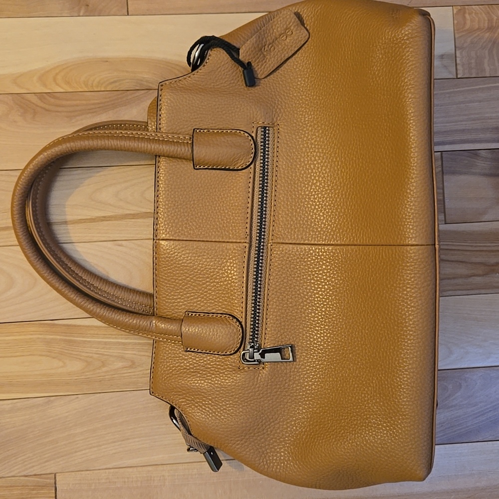 Kattee Genuine pebble leather hand and crossbody bag